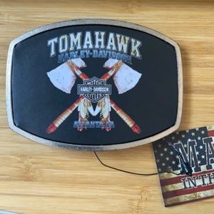 New Harley-Davidson tomahawk dealer buckle*limited